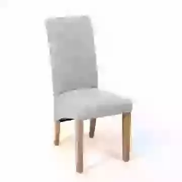 Classic Scroll Back Grey Dining Chair